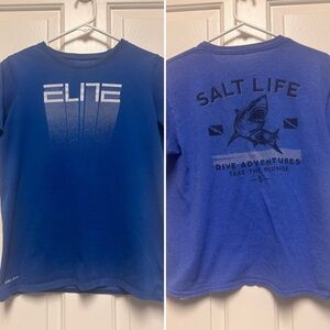 Bundle of two Youth XL T shirts. Nike/Salt Life